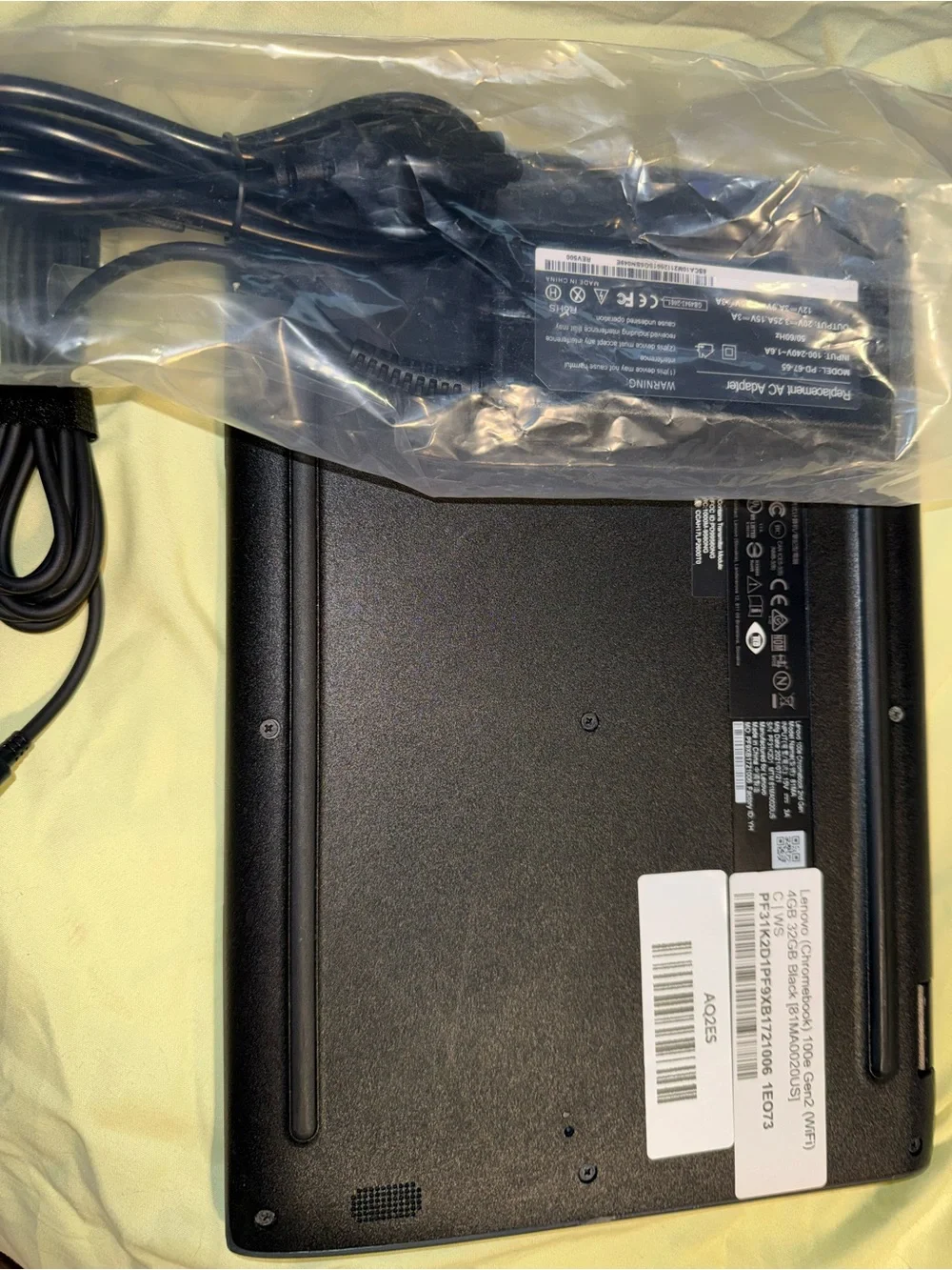 Lenovo (Chromebook) 100e Gen2 (WiFi) 4GB 32GB Black